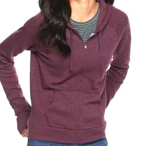 SO Burgundy Zip Up Hoodie